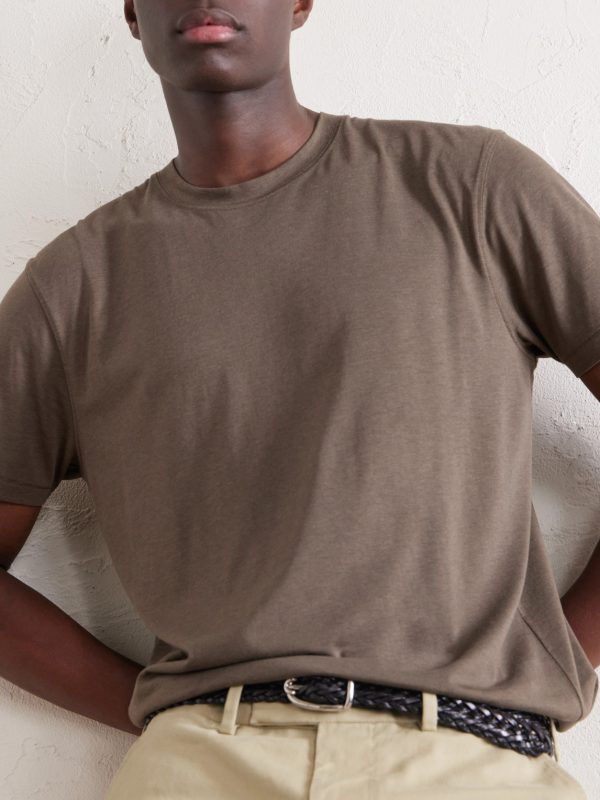 Lyocell and Cotton-Blend T-Shirt - CU Lyocell and Cotton-Blend T-Shirt - CU