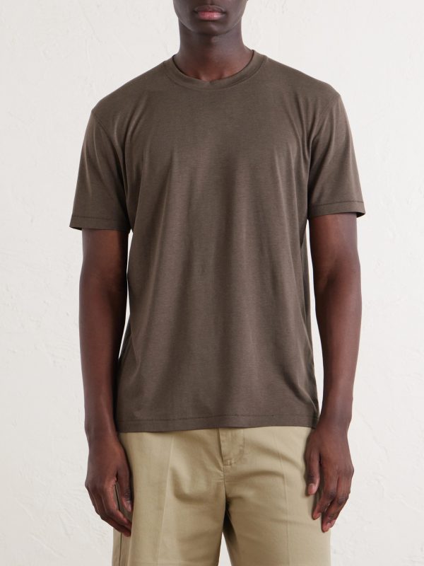Lyocell and Cotton-Blend T-Shirt - FR Lyocell and Cotton-Blend T-Shirt - FR
