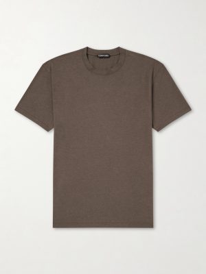 Lyocell and Cotton-Blend T-Shirt Lyocell and Cotton-Blend T-Shirt