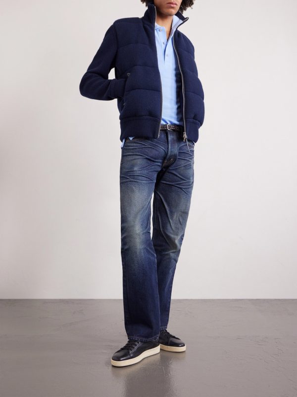 Contrast-Tipped Lyocell-Piqué Polo Shirt - OU