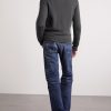 Slim-Fit Leather-Trimmed Quilted Shell and Wool Down Jacket - BK Slim-Fit Leather-Trimmed Quilted Shell and Wool Down Jacket - BK