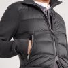 Slim-Fit Leather-Trimmed Quilted Shell and Wool Down Jacket - CU Slim-Fit Leather-Trimmed Quilted Shell and Wool Down Jacket - CU