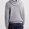 Logo-Embroidered Cashmere Hoodie - BK Logo-Embroidered Cashmere Hoodie - BK