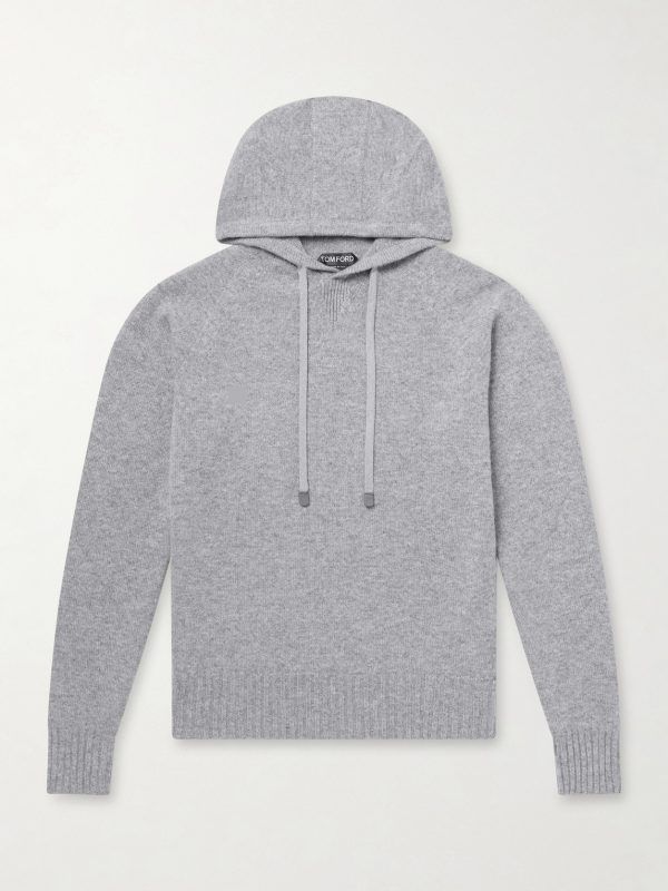 Logo-Embroidered Cashmere Hoodie Logo-Embroidered Cashmere Hoodie