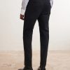 Tapered Cotton-Blend Twill Trousers - BK Tapered Cotton-Blend Twill Trousers - BK