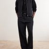 Wool and Cashmere-Blend Half-Zip Sweater - OU Wool and Cashmere-Blend Half-Zip Sweater - OU