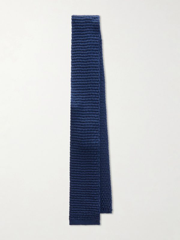 7.5cm Knitted Silk Tie
