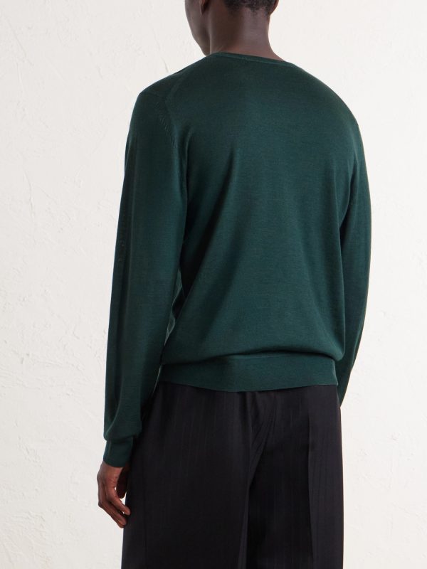 Cashmere and Silk-Blend Sweater - BK Cashmere and Silk-Blend Sweater - BK
