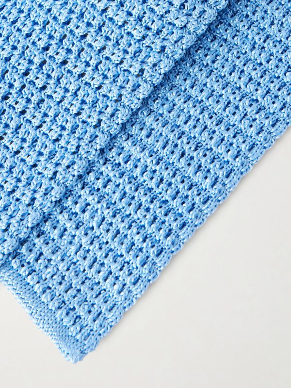 7.5cm Knitted Silk Tie - CU