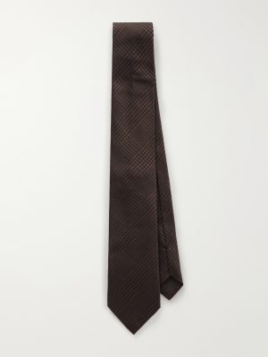 7cm Prince of Wales Checked Silk-Jacquard Tie