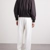 Leather-Trimmed Wool and Silk-Blend Jacket - BK Leather-Trimmed Wool and Silk-Blend Jacket - BK
