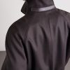 Leather-Trimmed Wool and Silk-Blend Jacket - E1 Leather-Trimmed Wool and Silk-Blend Jacket - E1