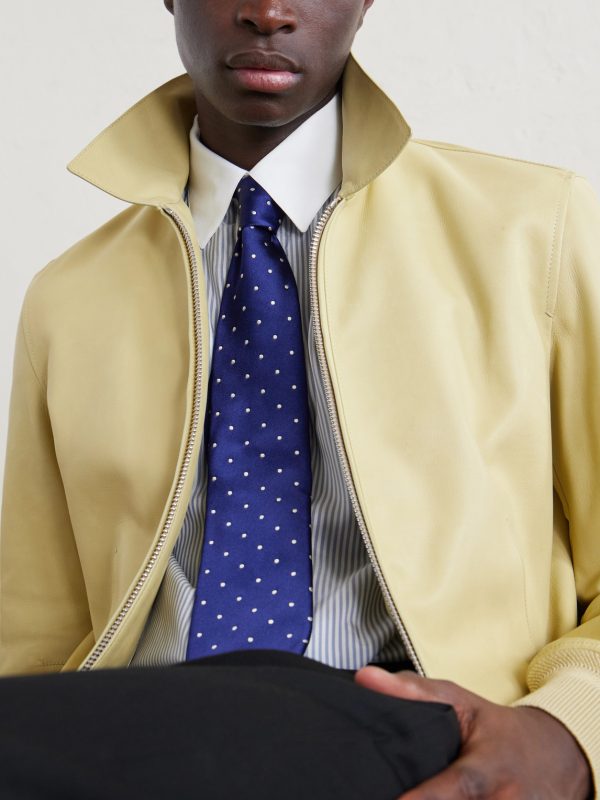 8cm Polka Dot Silk Tie - FR