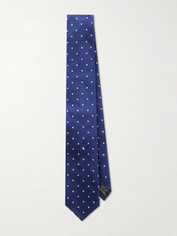 8cm Polka Dot Silk Tie
