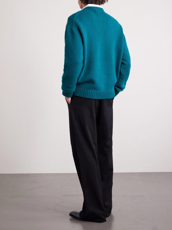 Wool and Cashmere-Blend Sweater - BK Wool and Cashmere-Blend Sweater - BK