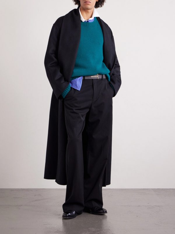 Wool and Cashmere-Blend Sweater - OU Wool and Cashmere-Blend Sweater - OU