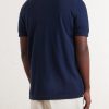 Slim-Fit Lyocell and Cotton-Blend Piqué Polo Shirt - BK Slim-Fit Lyocell and Cotton-Blend Piqué Polo Shirt - BK