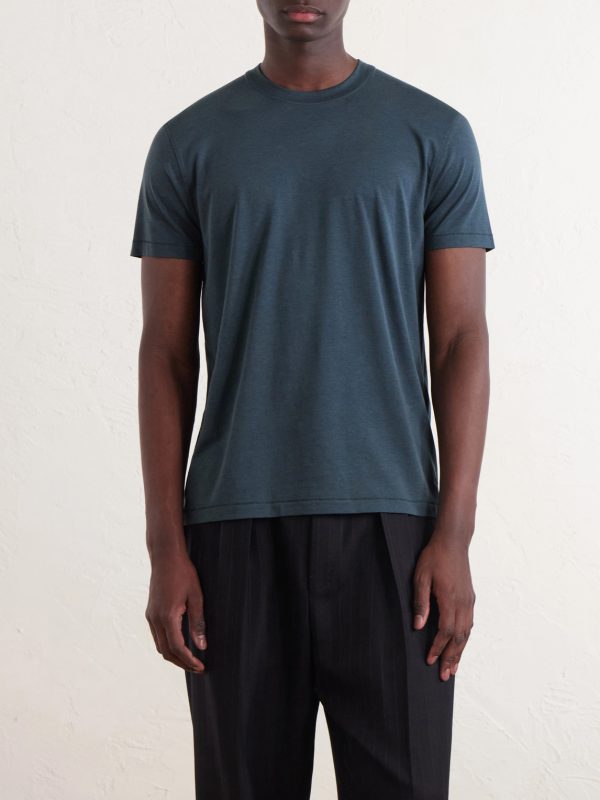 Lyocell and Cotton-Blend T-Shirt - FR Lyocell and Cotton-Blend T-Shirt - FR