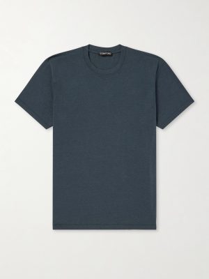 Lyocell and Cotton-Blend T-Shirt Lyocell and Cotton-Blend T-Shirt