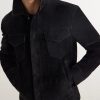 Slim-Fit Suede Jacket - CU