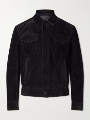 Slim-Fit Suede Jacket Slim-Fit Suede Jacket
