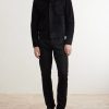 Slim-Fit Suede Jacket - OU