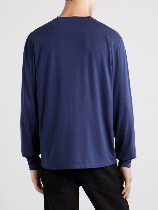 Lyocell and Cotton-Blend Jersey T-Shirt - BK Lyocell and Cotton-Blend Jersey T-Shirt - BK