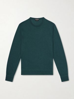 Slim-Fit Cashmere and Silk-Blend Sweater Slim-Fit Cashmere and Silk-Blend Sweater