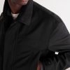 Suede-Trimmed Cotton-Blend Twill Jacket - CU Suede-Trimmed Cotton-Blend Twill Jacket - CU