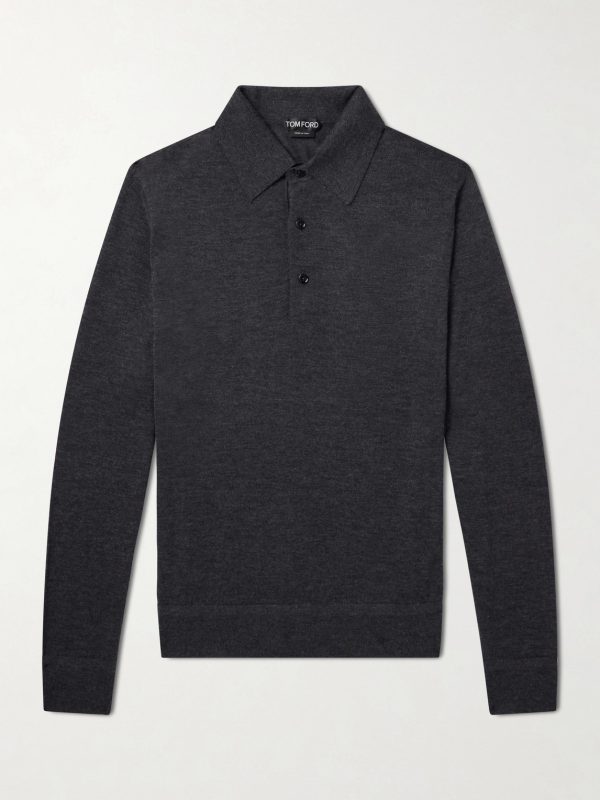 Cashmere and Silk-Polo Shirt Cashmere and Silk-Polo Shirt