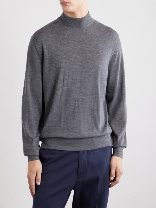 Wool Rollneck Sweater - FR Wool Rollneck Sweater - FR