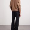 Wool and Cashmere-Blend Half-Zip Sweater - BK Wool and Cashmere-Blend Half-Zip Sweater - BK