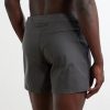 Straight-Leg Mid-Length Swim Shorts - BK Straight-Leg Mid-Length Swim Shorts - BK