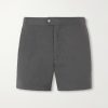 Straight-Leg Mid-Length Swim Shorts Straight-Leg Mid-Length Swim Shorts