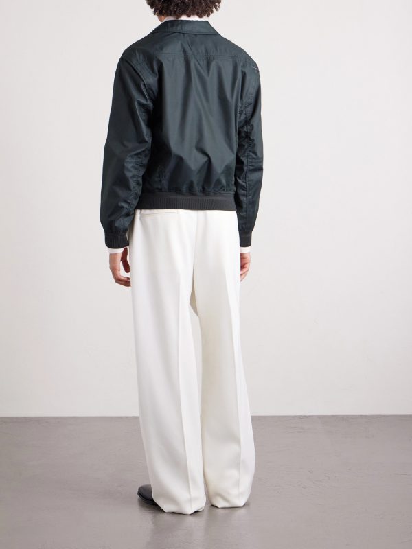 Cotton-Blend Twill Blouson Jacket - BK Cotton-Blend Twill Blouson Jacket - BK