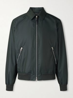 Cotton-Blend Twill Blouson Jacket Cotton-Blend Twill Blouson Jacket