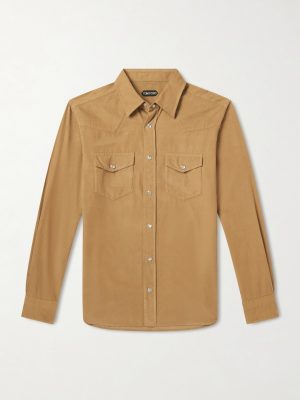 Slim-Fit Cotton-Corduroy Shirt Slim-Fit Cotton-Corduroy Shirt