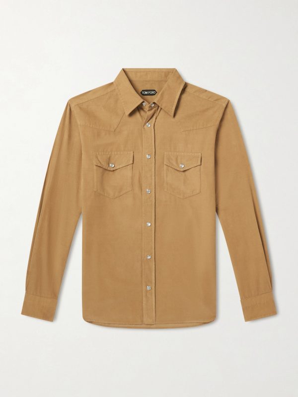 Slim-Fit Cotton-Corduroy Shirt Slim-Fit Cotton-Corduroy Shirt