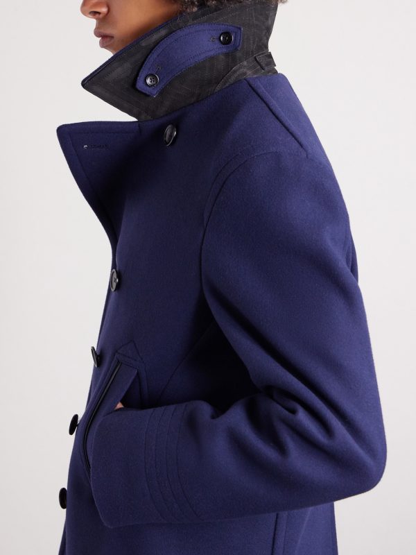 Double-Breasted Wool Coat - E1