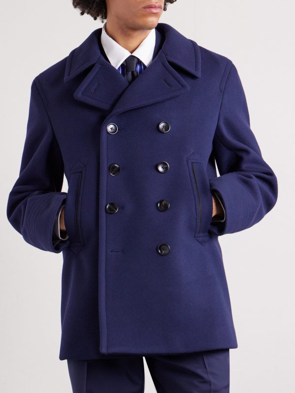 Double-Breasted Wool Coat - FR
