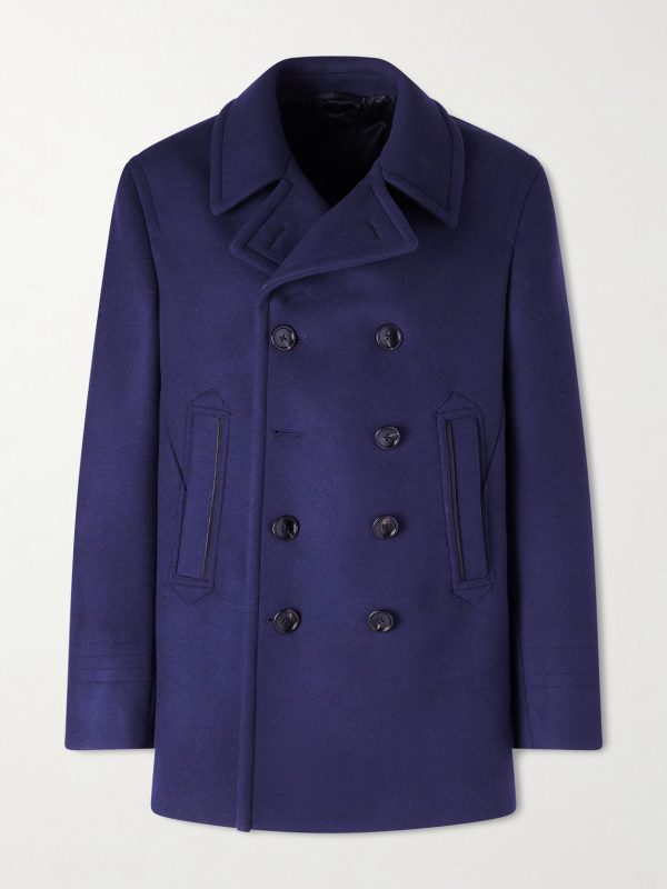 Double-Breasted Wool Coat