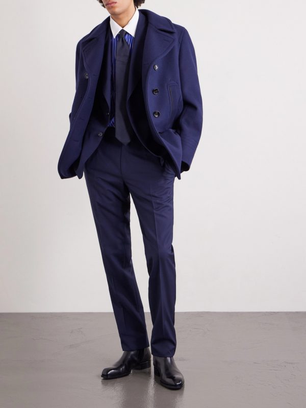 Double-Breasted Wool Coat - OU