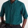 Washed Cotton and Cashmere-Blend Twill Shirt - CU Washed Cotton and Cashmere-Blend Twill Shirt - CU