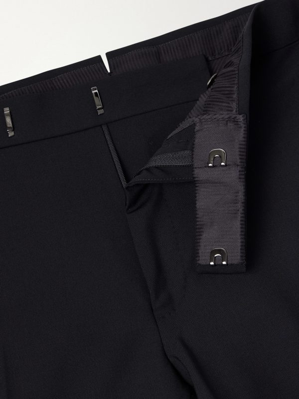 Shelton Straight-Leg Stretch-Wool Trousers - E1 Shelton Straight-Leg Stretch-Wool Trousers - E1