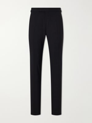 Shelton Straight-Leg Stretch-Wool Trousers
