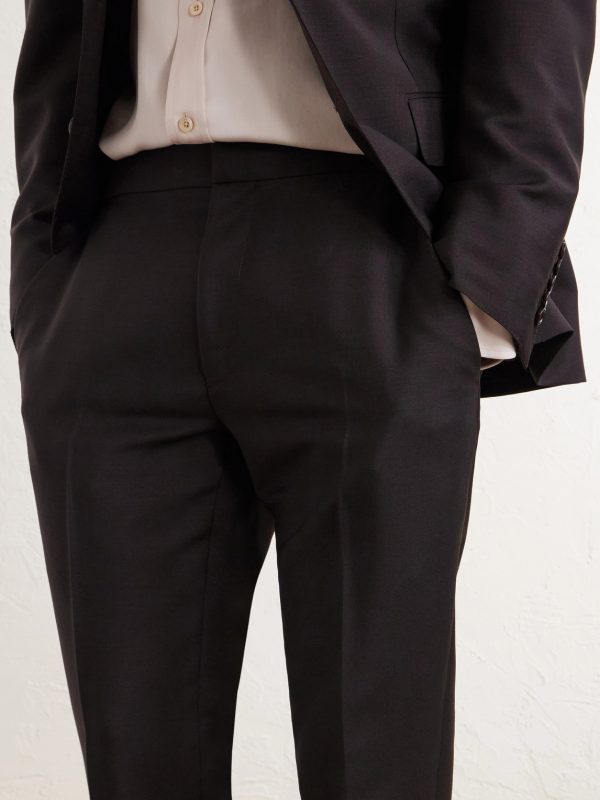 O'Connor Straight-Leg Mohair and Wool-Blend Suit Trousers - CU O'Connor Straight-Leg Mohair and Wool-Blend Suit Trousers - CU
