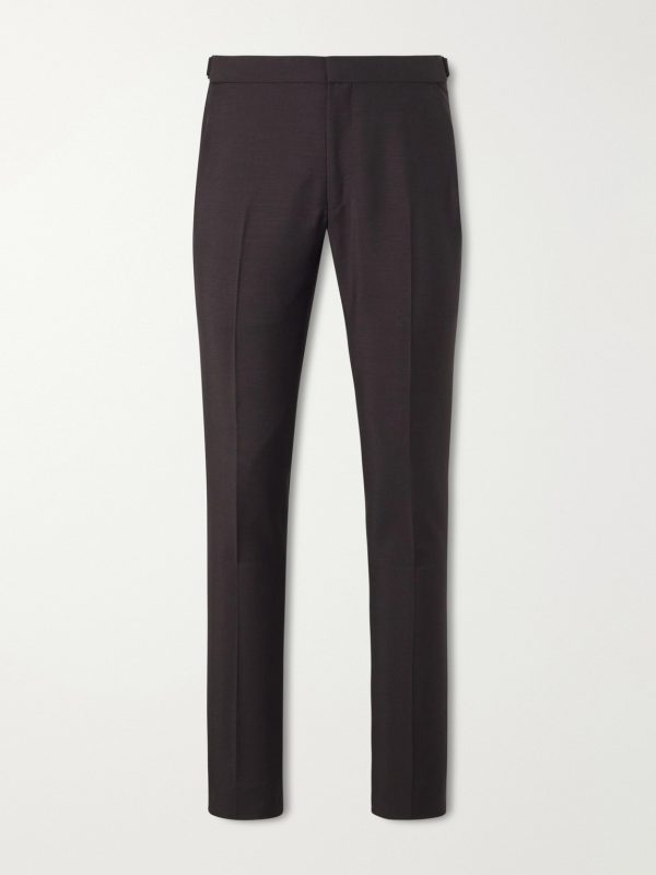 O'Connor Straight-Leg Mohair and Wool-Blend Suit Trousers O'Connor Straight-Leg Mohair and Wool-Blend Suit Trousers