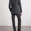 Atticus Slim-Fit Double-Breasted Striped Wool-Twill Suit Jacket - BK Atticus Slim-Fit Double-Breasted Striped Wool-Twill Suit Jacket - BK