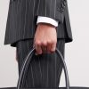 Atticus Slim-Fit Double-Breasted Striped Wool-Twill Suit Jacket - E2 Atticus Slim-Fit Double-Breasted Striped Wool-Twill Suit Jacket - E2