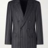 Atticus Slim-Fit Double-Breasted Striped Wool-Twill Suit Jacket Atticus Slim-Fit Double-Breasted Striped Wool-Twill Suit Jacket